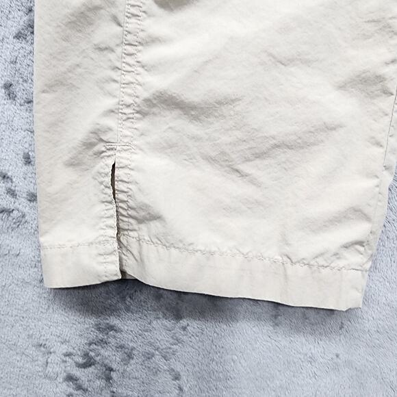 Gloria Vanderbilt Pants Womens 10 PETITE Tan Cargo Capri Drawstring Lightweight - Picture 4 of 11